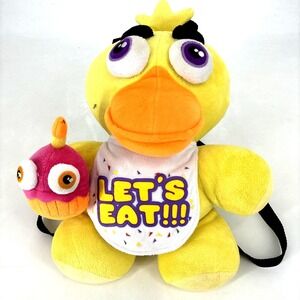 Bioworld Five Nights at Freddy's Chica and Cupcake Plush Mini‎ Backpack
